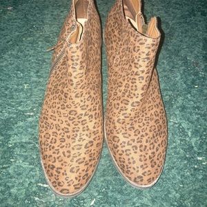 Cheetah ankle boots